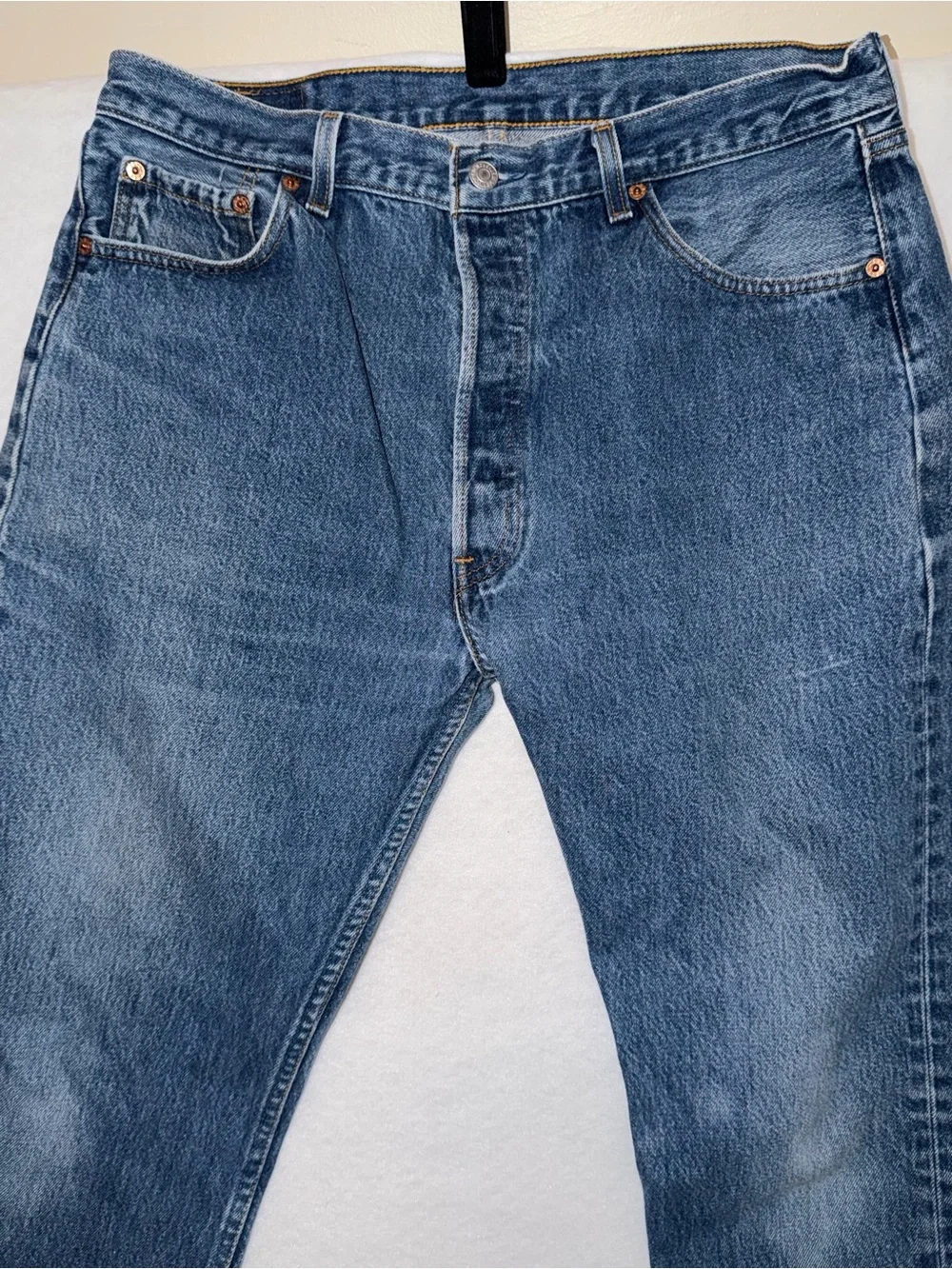 VTG 501 1997 Levi's Men's Medium Blue Relaxed Denim Jeans